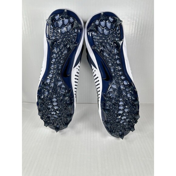 Nike Men’s 13 Alpha Menace Pro 2 MID Football Cleats BV3945-102 Navy White - Picture 7 of 8
